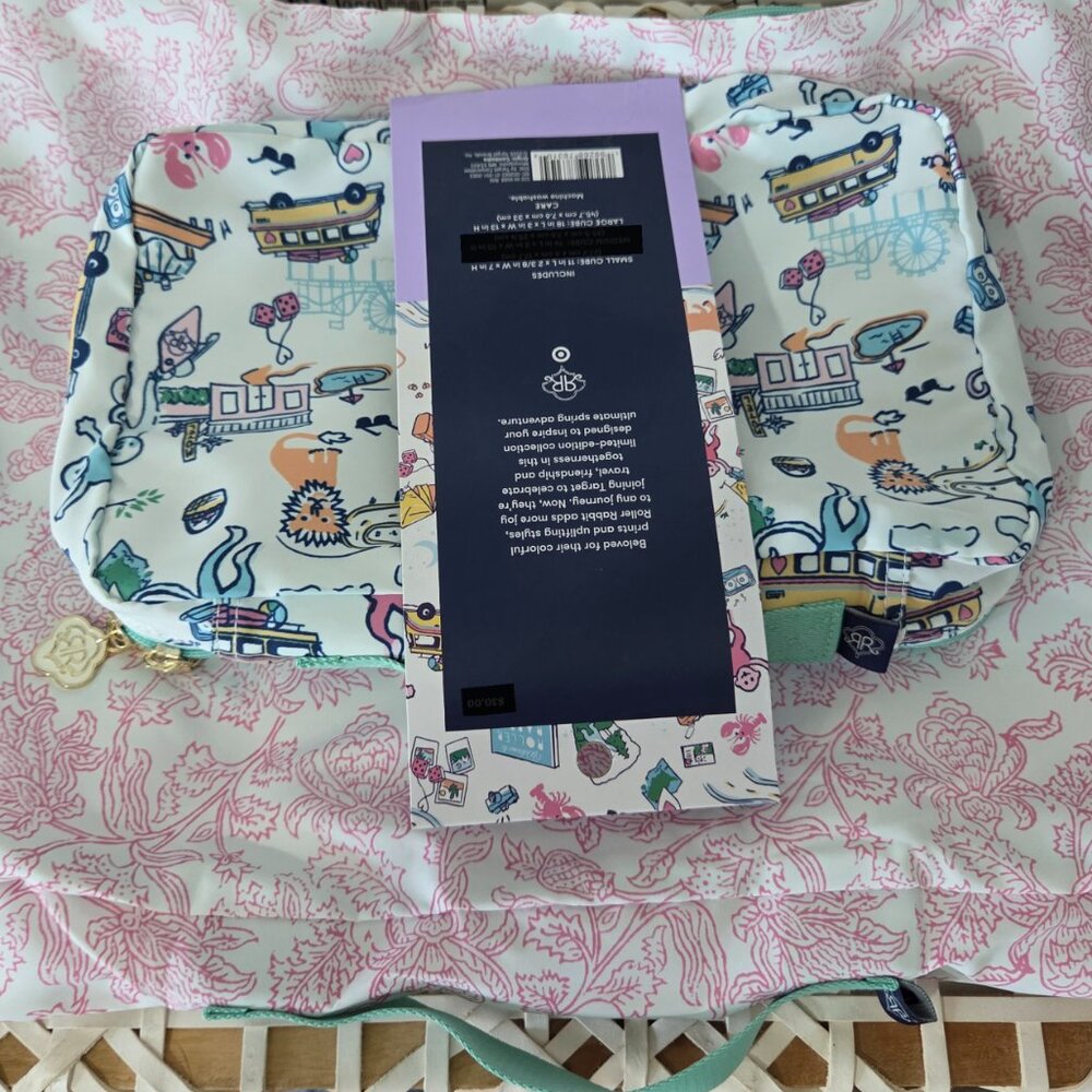 Roller Rabbit Target Packing Cubes - Picture 3 of 3